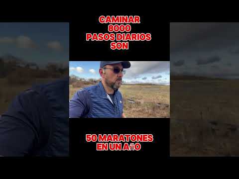 50 maratones en un año || solo necesitas caminar 8000 pasos diarios #runner #shorta #motivacion