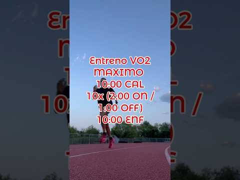 VO2MAX training || Entreno VO2 MAX #correr #corredores #motivacion