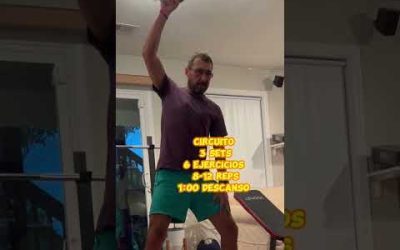 Rutina de espalda y pecho en 40 minutos #best@50 #vo2max ##workout #rutina #home #casa #goviral