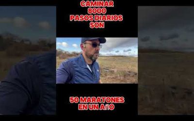 50 maratones en un año || solo necesitas caminar 8000 pasos diarios #runner #shorta #motivacion